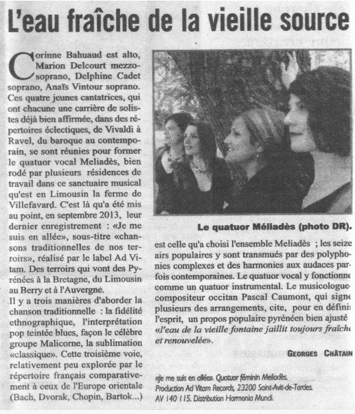 article Je me suis Echo